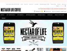 Tablet Screenshot of nectar-of-life.com